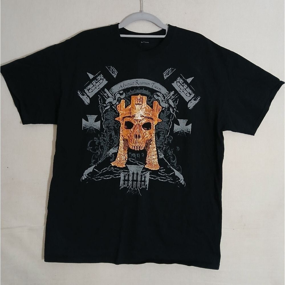 WWE Triple H‎ Authentic Black Graphic T-Shirt Size Large 2011